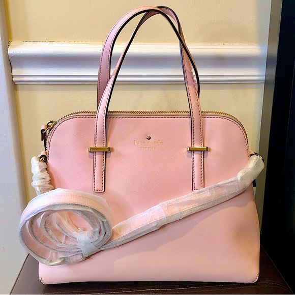 kate spade Handbags - KATE SPADE Pink Cedar Street Maise Leather Top Handle Tote Crossbody NWOT